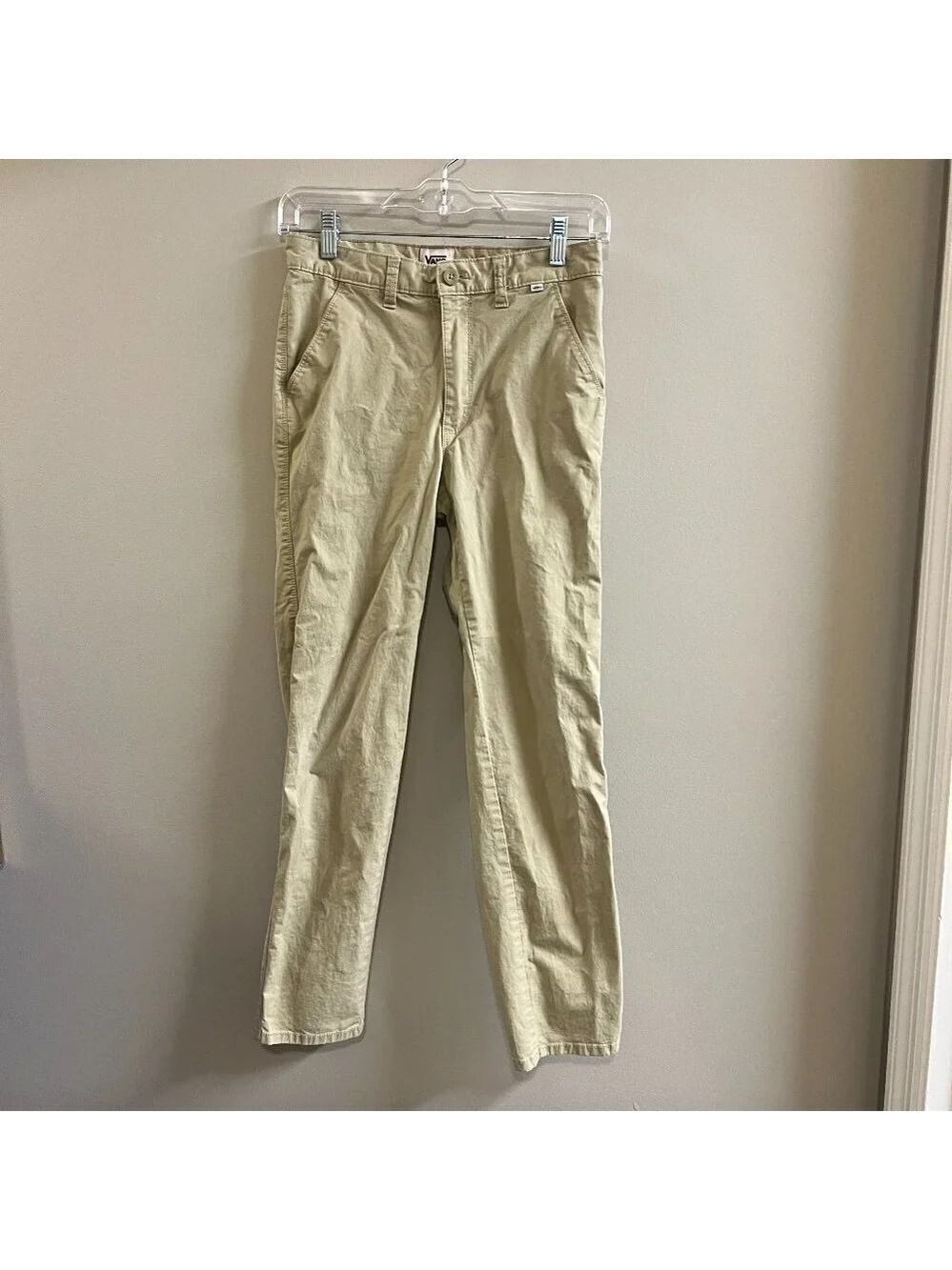 Boy's Vans Flat Front Khaki Pants.  Size 14